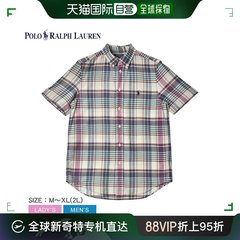 自营｜POLO RALPH LAUREN 一点短袖马德拉斯衬衫男女款 3239052