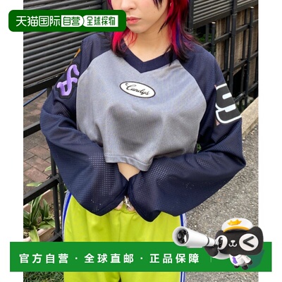 1h可退 日本直邮Candy Stripper 女士短款网眼T恤 1241615