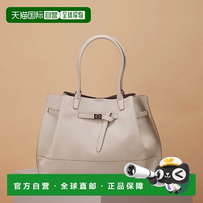 日本直邮TOPKAPI 收缩皮革腰带设计A4托特包 [TO002AW07670]