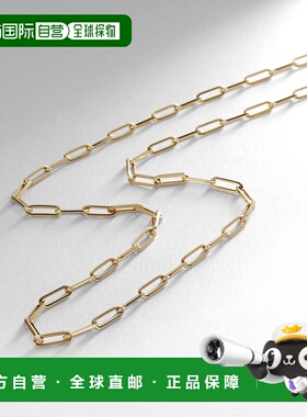 日潮跑腿COCOSHNIK 女士K18镂空简约项链 黄金 43cm 405-36397