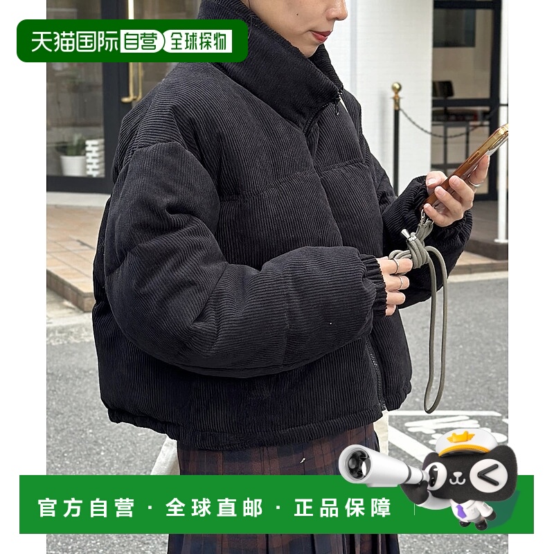 1h可退 日本直邮CPCM 女士灯芯绒立领中棉短外套 PGL1042507A0002