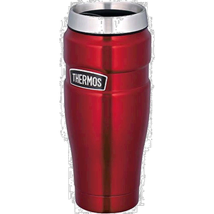 【日本直邮】Thermos膳魔师 平底杯真空保温470ml红莓 ROD-001 CR