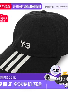 日本直邮Y-3 帽子 黑色 男士 女士 jn7183 黑色 Y-3 3S CAP新款
