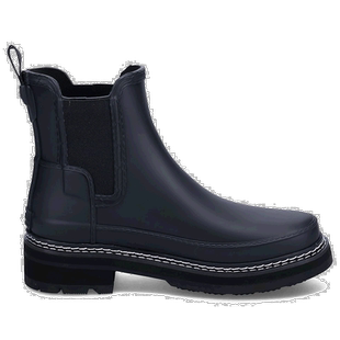 HUNTER 雨靴侧边戈尔靴子切尔西女式精致缝线细节女士防袜子防水