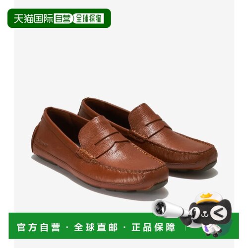 日本直邮COLE HAAN 怀亚特佩妮男士球杆 英国棕 尼古丁色