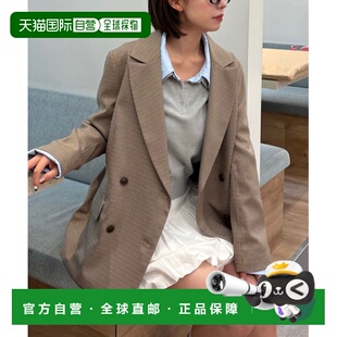 日本直邮FREE 双排扣休闲西装 女装 宽松显瘦设计 MART 1h可退