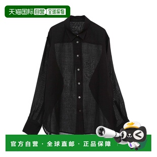 1h可退 日本直邮soffitto 女士 透视感麻纤维宽松衬衫 A0551FB320