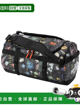 日本直邮THE NORTH FACE 旅行包BC Duffel S TNF 黑色高山花卉印