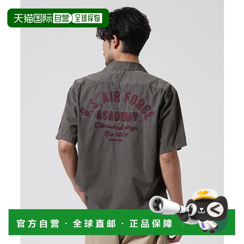 日本直邮AVIREX 褪色半袖工作衬衫[速干] 衬衫AV1129EM025260