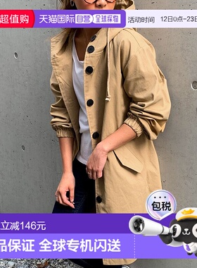 日本直邮JUNOAH 连帽长款夹克 [AM5609EW00792]外套