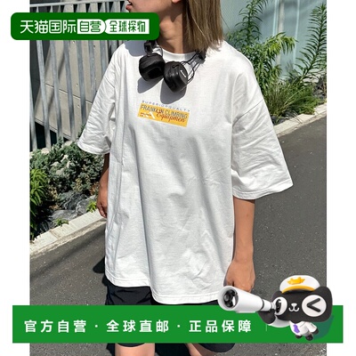 1h可退 日本直邮Franklin Climbing 男女同款 复古黄标T恤 洗水工