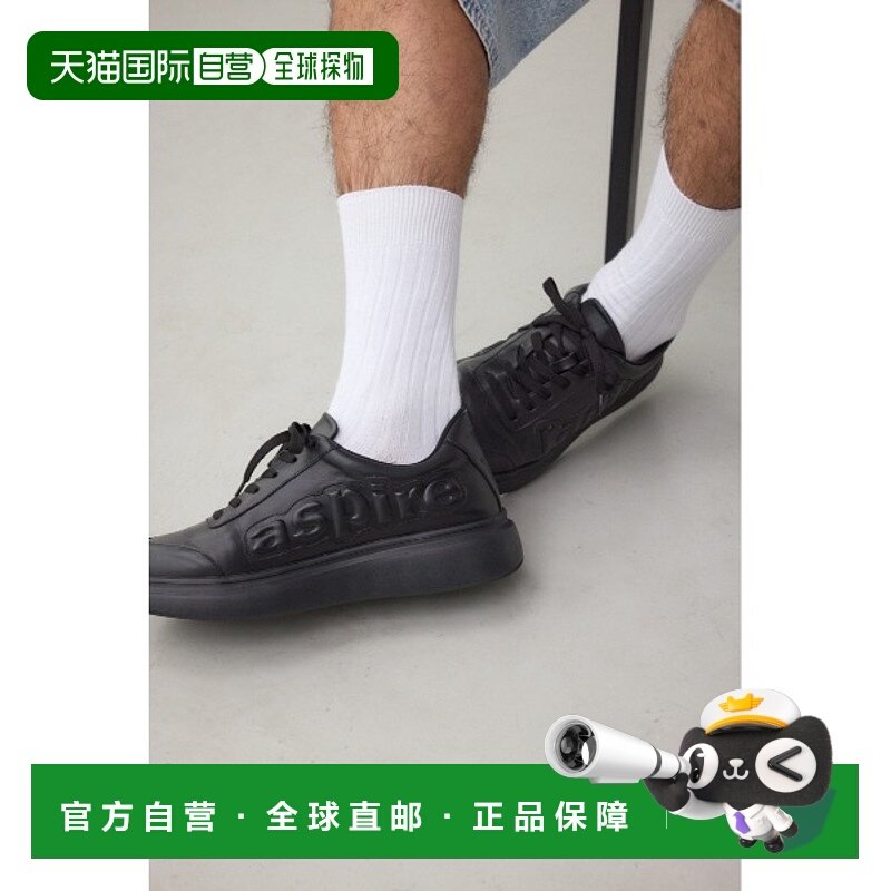 1h可退 日本直邮AZUL BY MOUSSY 男士LOGO绗缝运动鞋 251ISC55161