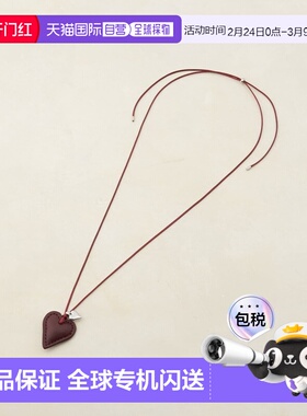 1h可退 日本直邮Discoat 女装 仿皮心形吊坠项链 DCZ1061111A0014