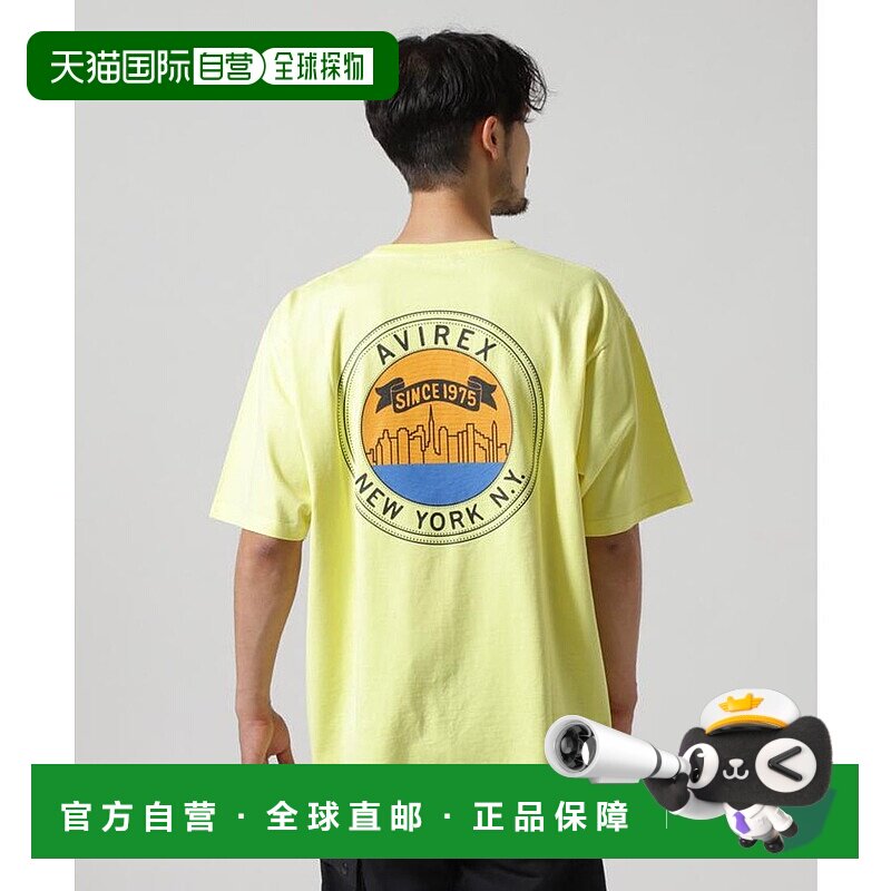 日本直邮AVIREX ECDP VARISTYTEE MANHATTAN男士T恤 [AV1129EM025