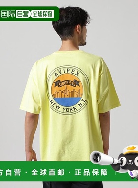日本直邮AVIREX ECDP VARISTYTEE MANHATTAN男士T恤 [AV1129EM025