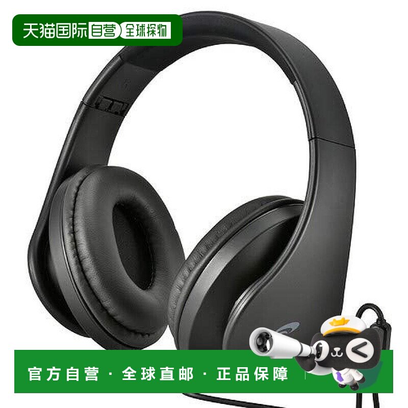 【日本直邮】OHM普通有线耳机Electric智能手机黑色高清音质耳机