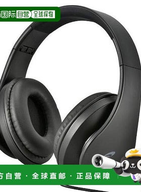 【日本直邮】OHM普通有线耳机Electric智能手机黑色高清音质耳机