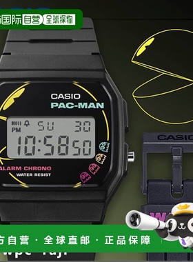 日本直邮CASIO卡西欧 经典吃豆人联名款 F-91WPC-1AJR 数字黑
