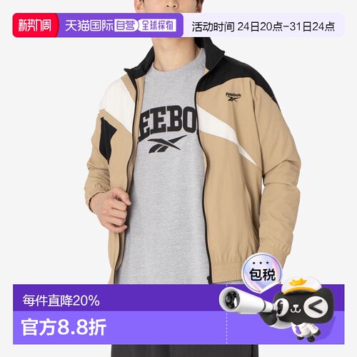 日本直邮Reebok RB00001 Classics Vector 运动外套（米色）夹克