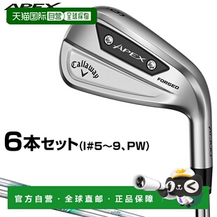 日本直邮卡拉威日本 APEX Ai300 铁杆 2024 年款钢杆身 6 支套装I
