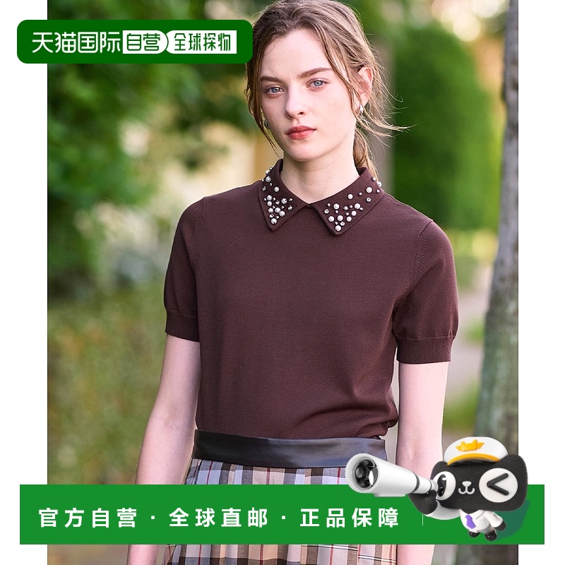 1h可退 日本直邮DRESSTERIOR 女装 立体剪裁 饰钉设计 针织衫 085