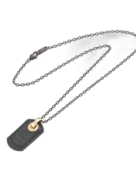 日本直邮EMPORIO ARMANI 项链狗牌不锈钢 NC EGS2706710阿玛尼