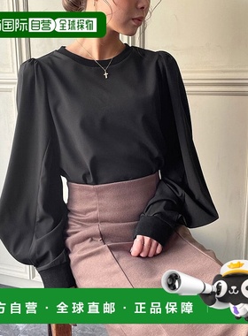 日本直邮JUNOAH 泡泡袖宽松长袖衬衫 JU5602EW02107