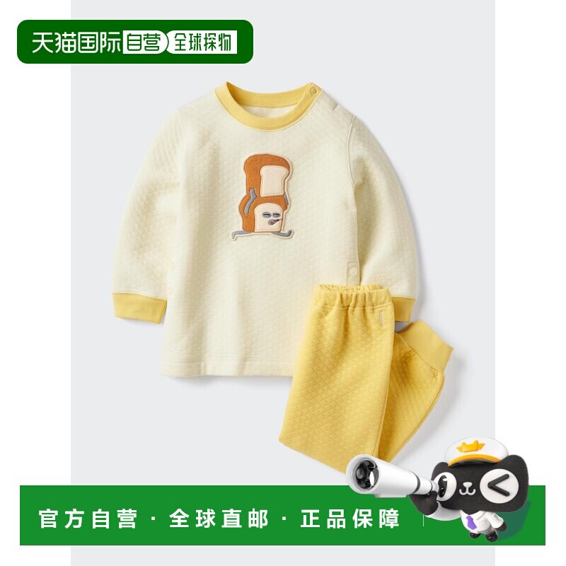 日本直邮uniqlo 绘本收藏 绗缝睡衣 面包小偷优衣库