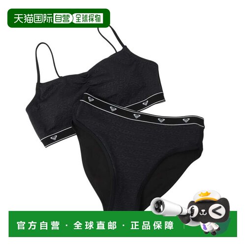 日本直邮ROXY 冲浪灵魂JQ文胸泳裤 BLACK泳装
