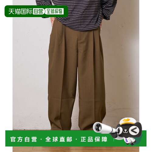 日本直邮CIAOPANIC TYPY 男女同款 垂感直筒西裤 【付后1h可退】