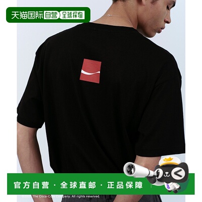 1h可退 日本直邮Adam et Rope' 男装 Coca-Cola联名复古logo T恤