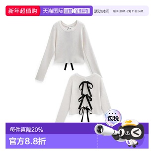 日本直邮日潮 GRL 女款 蝴蝶结针织衫上衣 pm495 日系清楚系穿搭