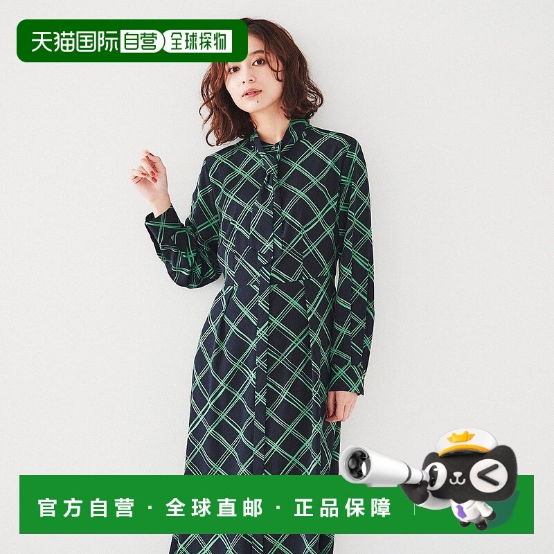 日本直邮UNTITLED 格纹2WAY蝴蝶结连衣裙 [UN1285EW067627]