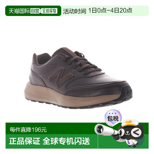 日本直邮New Balance 男士步行鞋脚宽：4E黑咖啡色MW363SD9