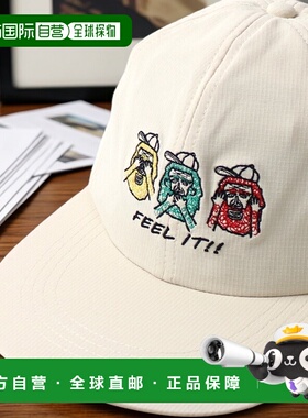 1h可退 日本直邮gym master 男女同款 刺绣棒球帽 G721722遮阳帽