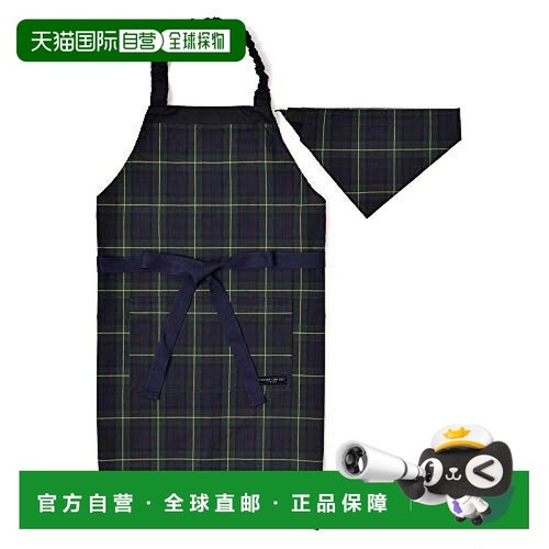 【日本直邮】Colorful Candy Style儿童围裙130-160cm 格纹 N1248