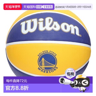 日本直邮Wilson 7号NBA TEAM TRIBUTE金州勇士队橡胶篮球