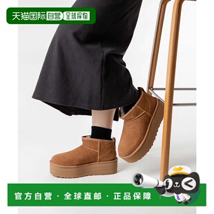 日本直邮UGG CLASSIC ULTRA MINI PLATFORM 女士厚底短靴 [UG1763