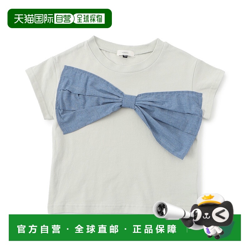 1h可退 日本直邮Seraph 大大蝴蝶结儿童T恤 S207155