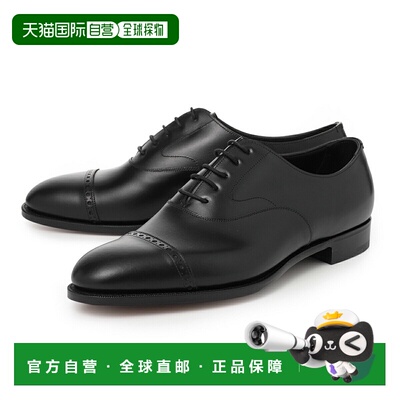 日本直邮Edward Green Berkeley E Blackcalf 男士翼尖直尖鞋黑色