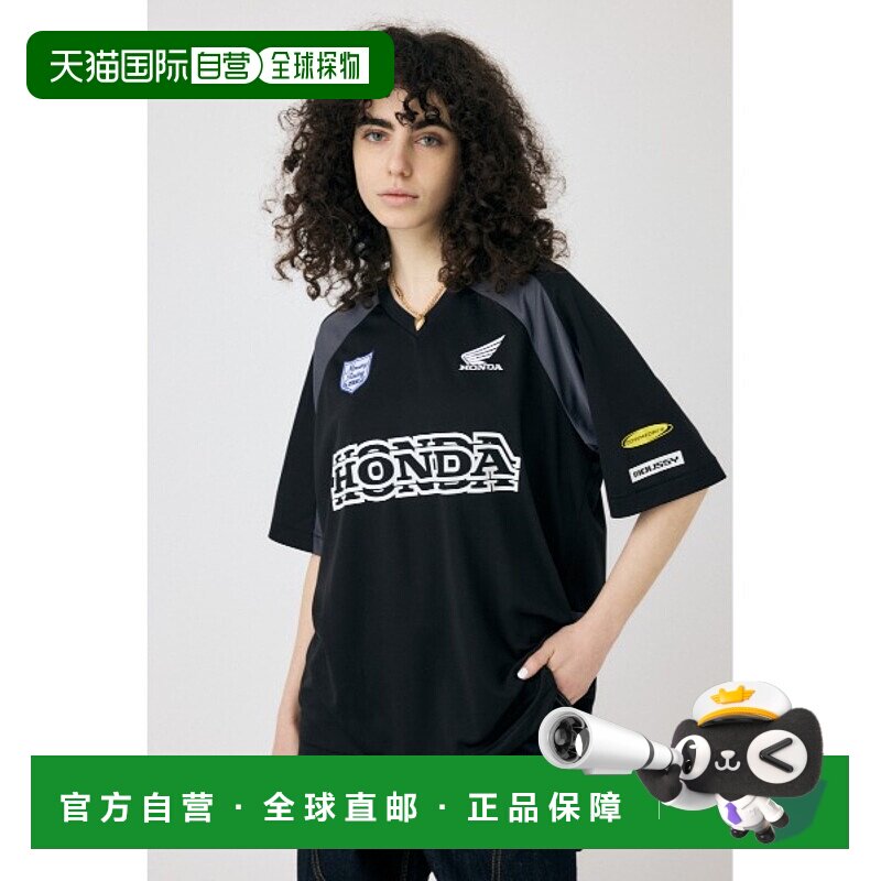 1h可退 日本直邮MOUSSY 女士HONDA赛车游戏T恤  010ISL015961新款