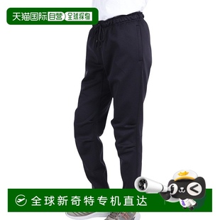 男款 日本直邮Under 脚logo图案休闲中腰针织运动裤 Armour 黑 裤