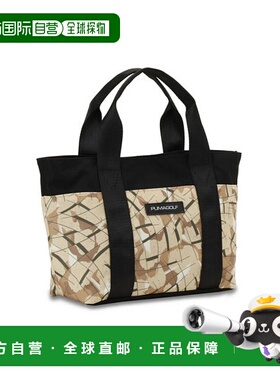 日本直邮PUMA 男女通用高尔夫 Leo 迷彩 AOP 圆形托特包 5L [9642