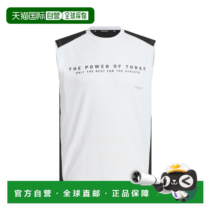 日本直邮Adidas/阿迪达斯舒适双面针织无袖运动背心男款 JM2086