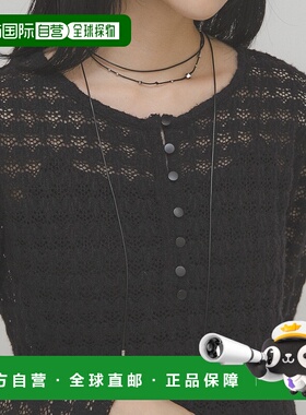 1h可退 日本直邮KBF 女士 可叠戴两用款 长链短款组合项链 KBA72P