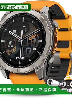 【日本直邮】佳明AMOLED51mmTi/橙多功能运动GPS手表010-02905-50