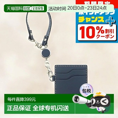 日本直邮Orobianco 卡包 男子 女子牛皮革 卡夹 紧凑 ORHO-010NV