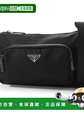 日本直邮Prada PRADA 男士黑色单肩包 2vh192 vooo 2dmg f0002