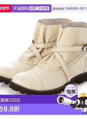 日本直邮YOSUKE 真皮短靴 YO729BW11838厚底鞋