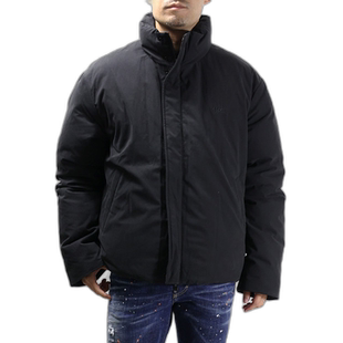 日本直邮 MSGM 衬垫夹克 衬垫夹克羽绒服高领外套无帽男式 3540MH